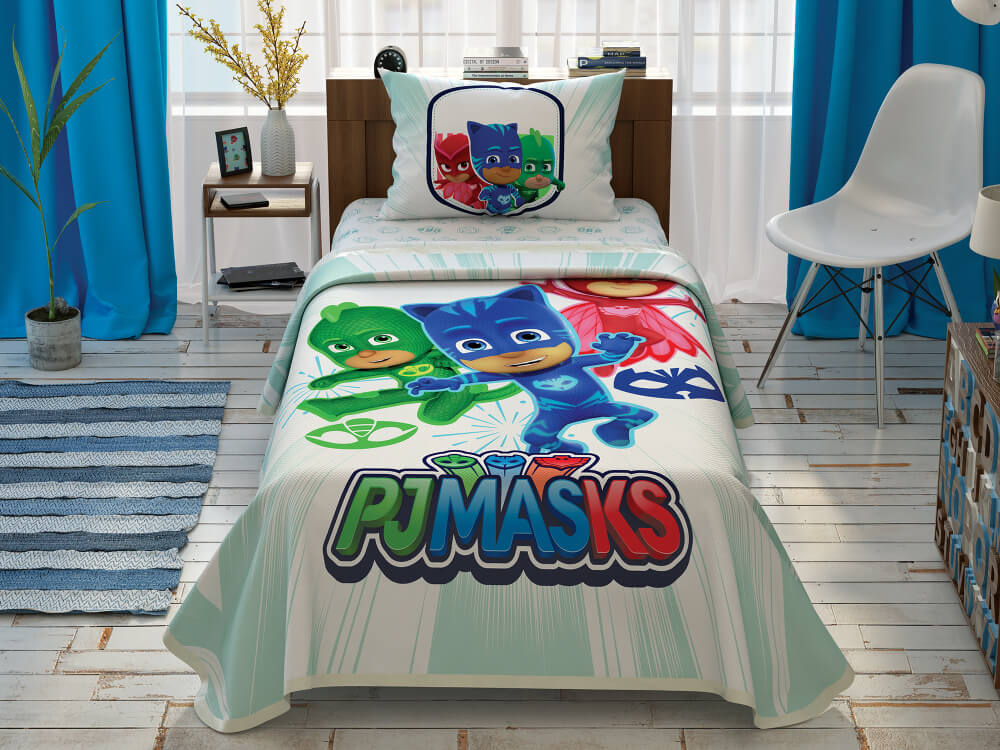 

Покрывало с наволочкой Tac Disney PJ Masks Team 160*220+50*70