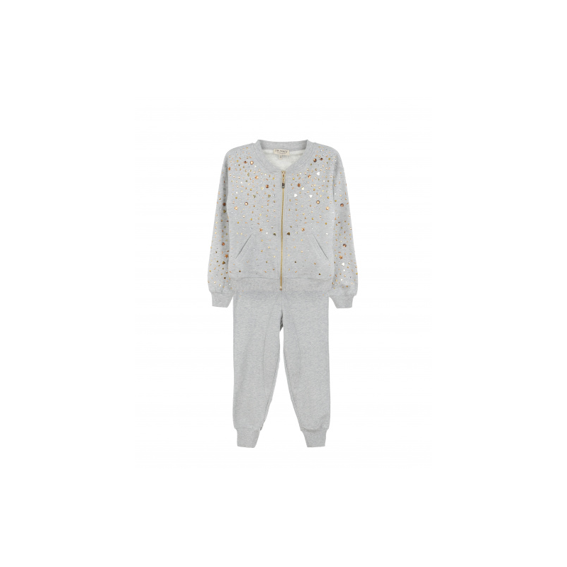 

Спортивный костюм для модных и спортивных TWIN-SET 166 см Серый 82G5/82G4
