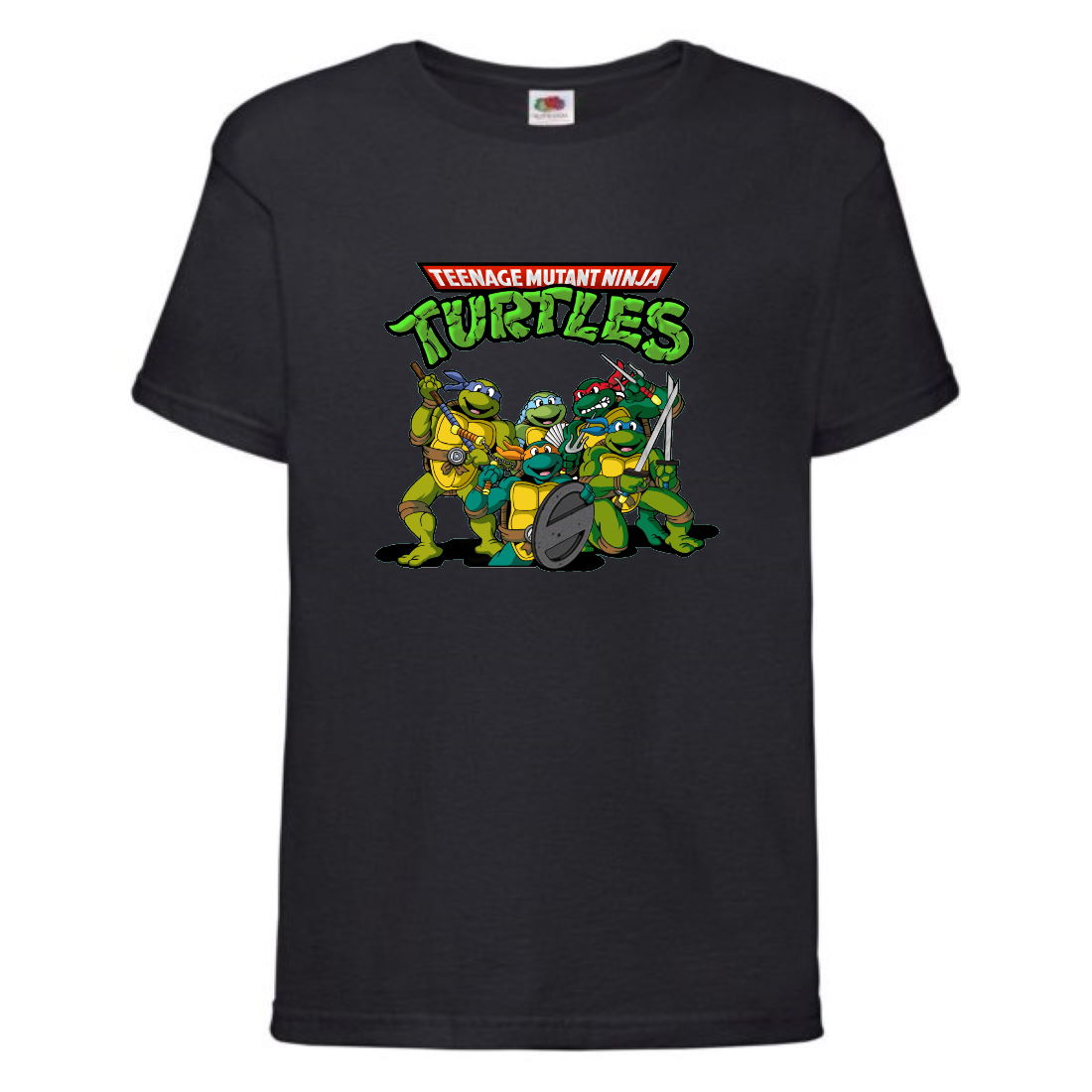 

Футболка детская Черепашки Ниндзя 004 (Ninja Turtles) черная (NTS blc 004) 152 см