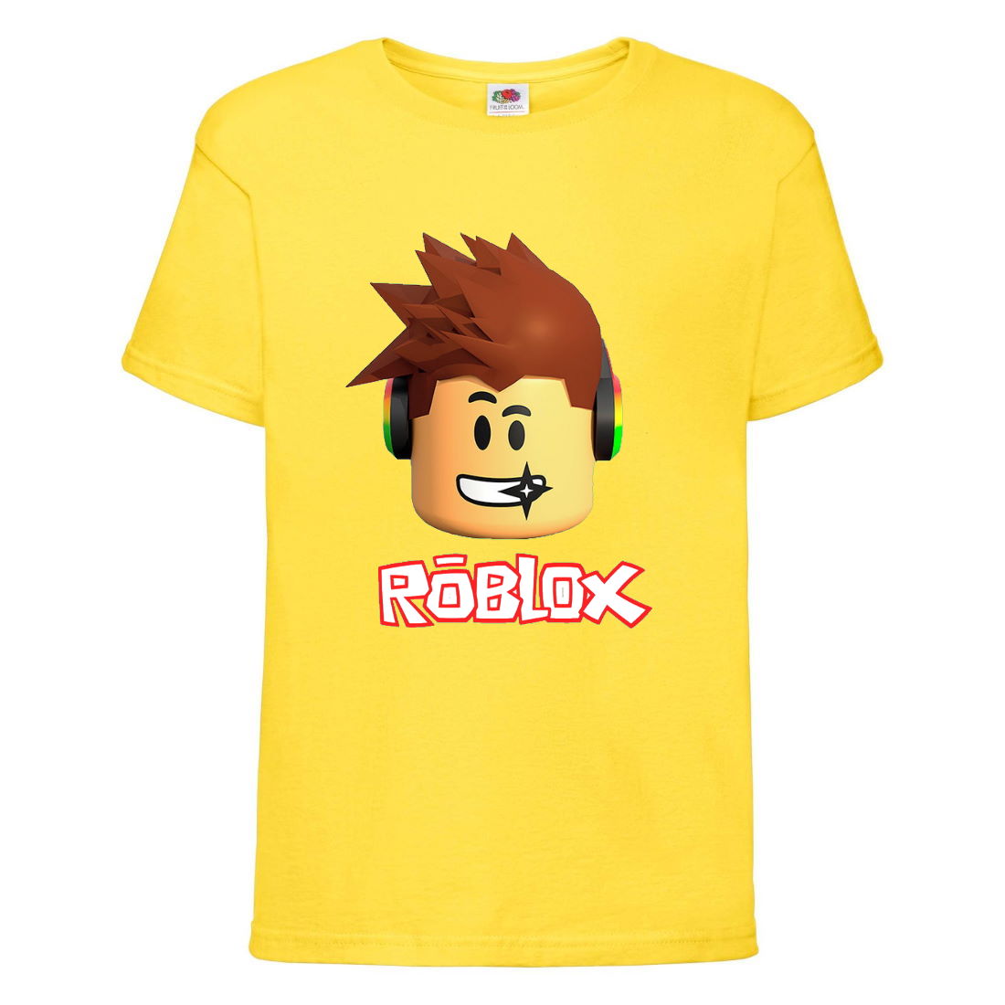 

Футболка детская Роблокс 001 (Roblox) желтая (RB yel 001) 128 см