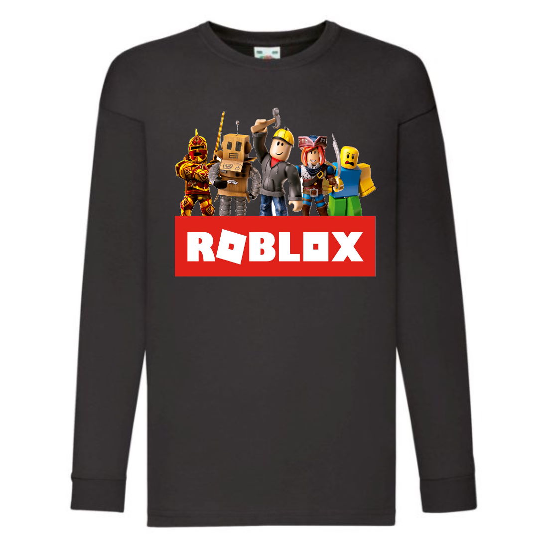 

Лонгслив реглан Роблокс 4 (Roblox) черный (RBL blc 4) 104 см