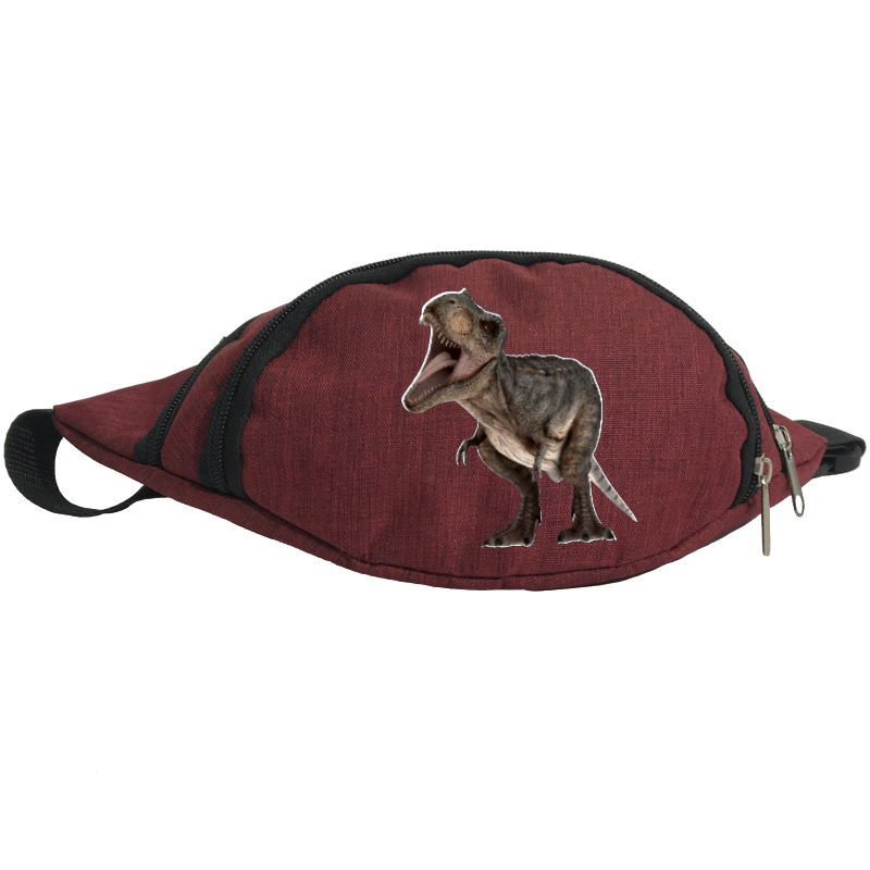 

Сумка Бананка Парк Юрского Периода на пояс Cappuccino (JP-009) бордовый