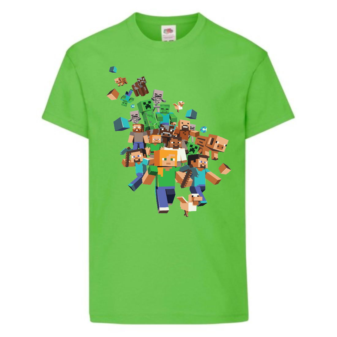 

Футболка детская Майнкрафт 005 (Minecraft) светлозеленая (MNKT lgrn 005) 104 см