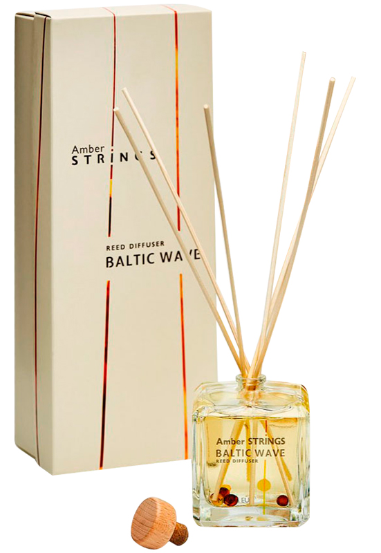 

Диффузор с палочками Amber Strings Baltic Wave 100 мл цветочно-пряный