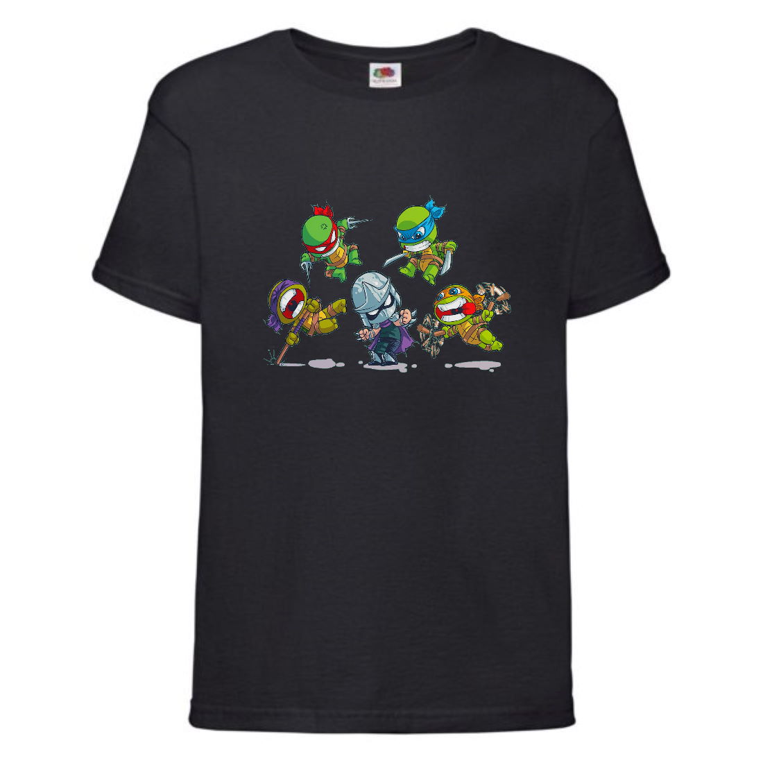

Футболка детская Черепашки Ниндзя 0024 (Ninja Turtles) черная (NTS blc 0024) 164 см