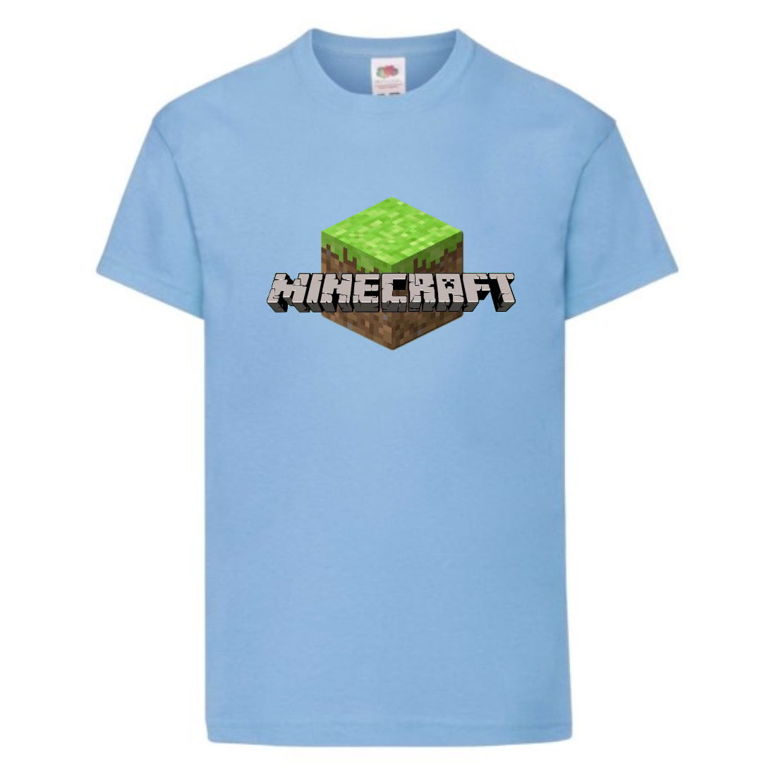 

Футболка детская Майнкрафт 002 (Minecraft) голубая (MNKT lbl 002) 164 см