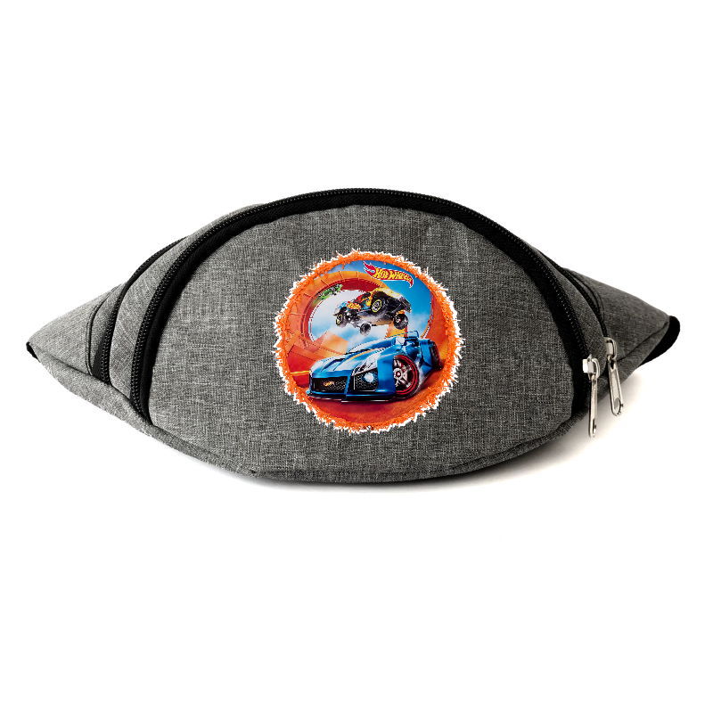 

Сумка Бананка на пояс Хотвилс Hot Wheels (OB-HW-02) Cappuccino Toys серая