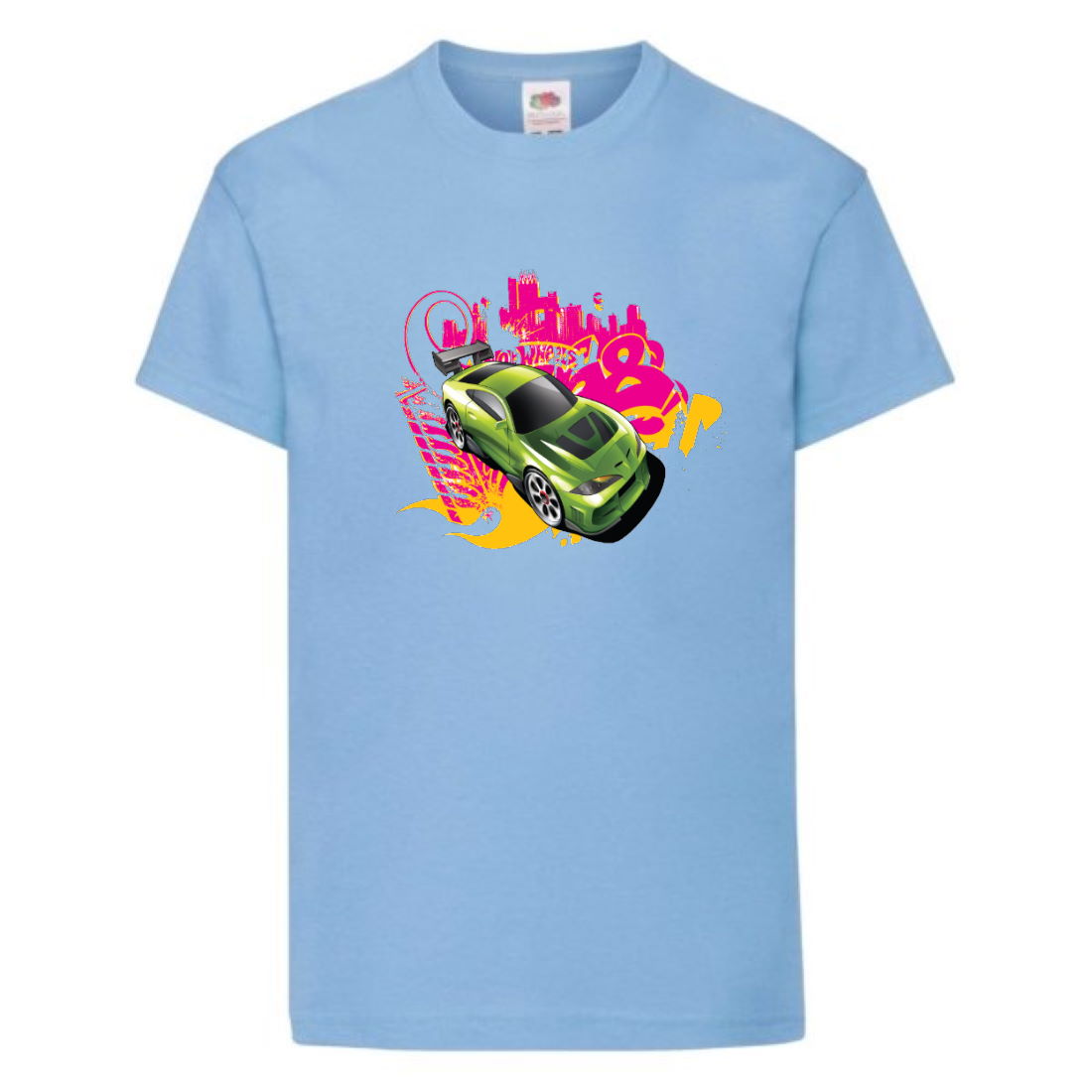

Футболка детская Хот Вилс 006 (HotWheels) голубая (HTW lbl 006) 104 см