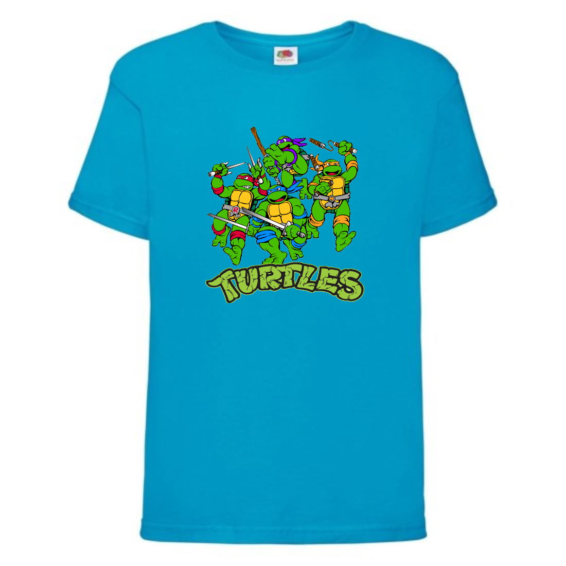 

Футболка детская Черепашки Ниндзя 006 (Ninja Turtles) синяя (NTS blu 006) 140 см