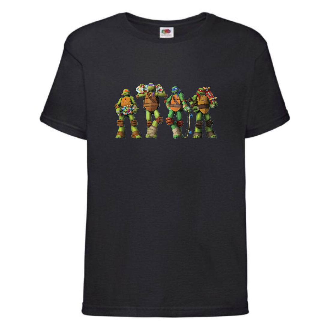 

Футболка детская Черепашки Ниндзя 007 (Ninja Turtles) черная (NTS blc 007) 140 см