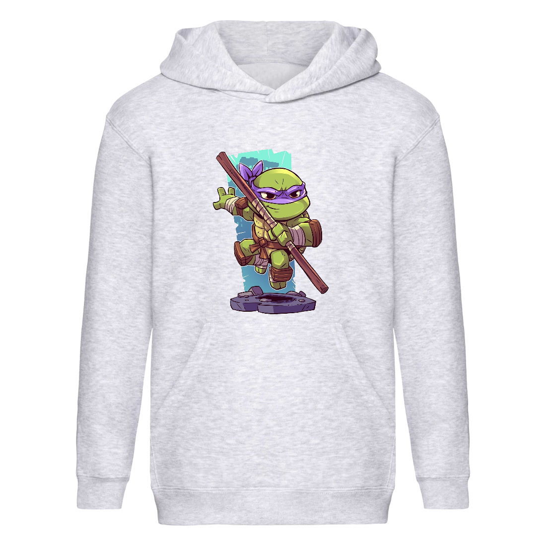 

Худи детская Черепашки Ниндзя 0014 (Ninja Turtles) серый (NTR gry 0014) 152 см