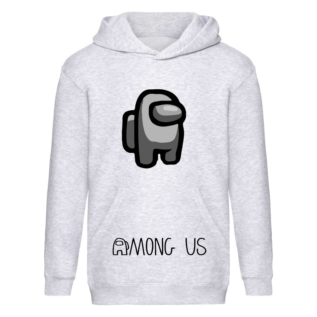 

Худи детская Амонг ас 008 (Among us) серая (AMU gry 008) 140 см