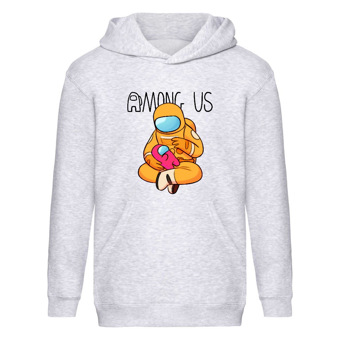 

Худи детская Амонг ас 05 (Among us) серая (AMU gry 05) 116 см