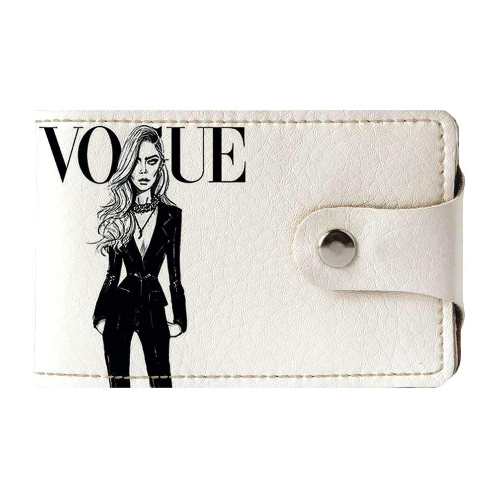

Визитница Fisher Gifts Duo 115 Девушка VOGUE 8 экокожа