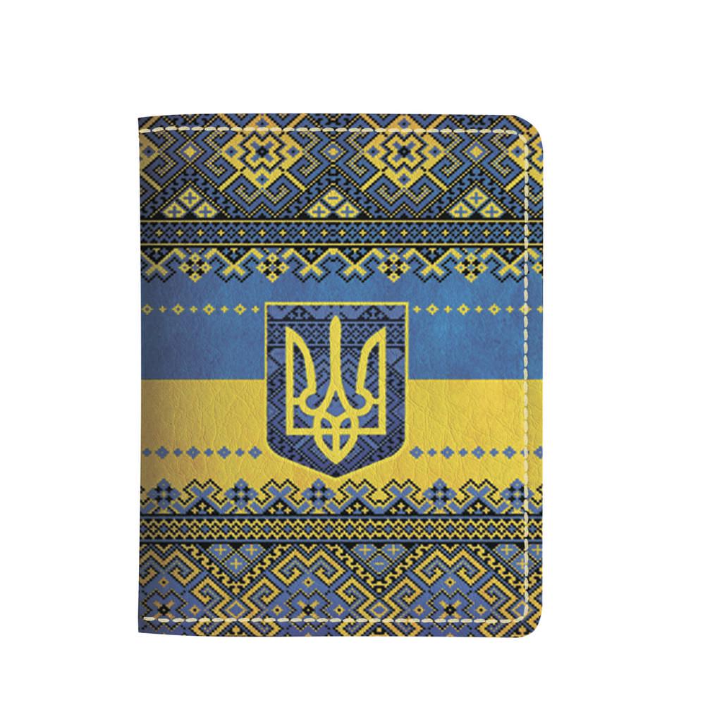 

Картхолдер Fisher Gifts Duo 49 Вышиванка Герб экокожа