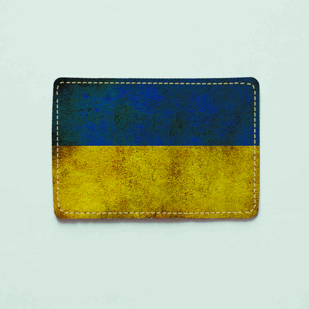 

Картхолдер Fisher Gifts Uno 07 Синежелтый фон экокожа