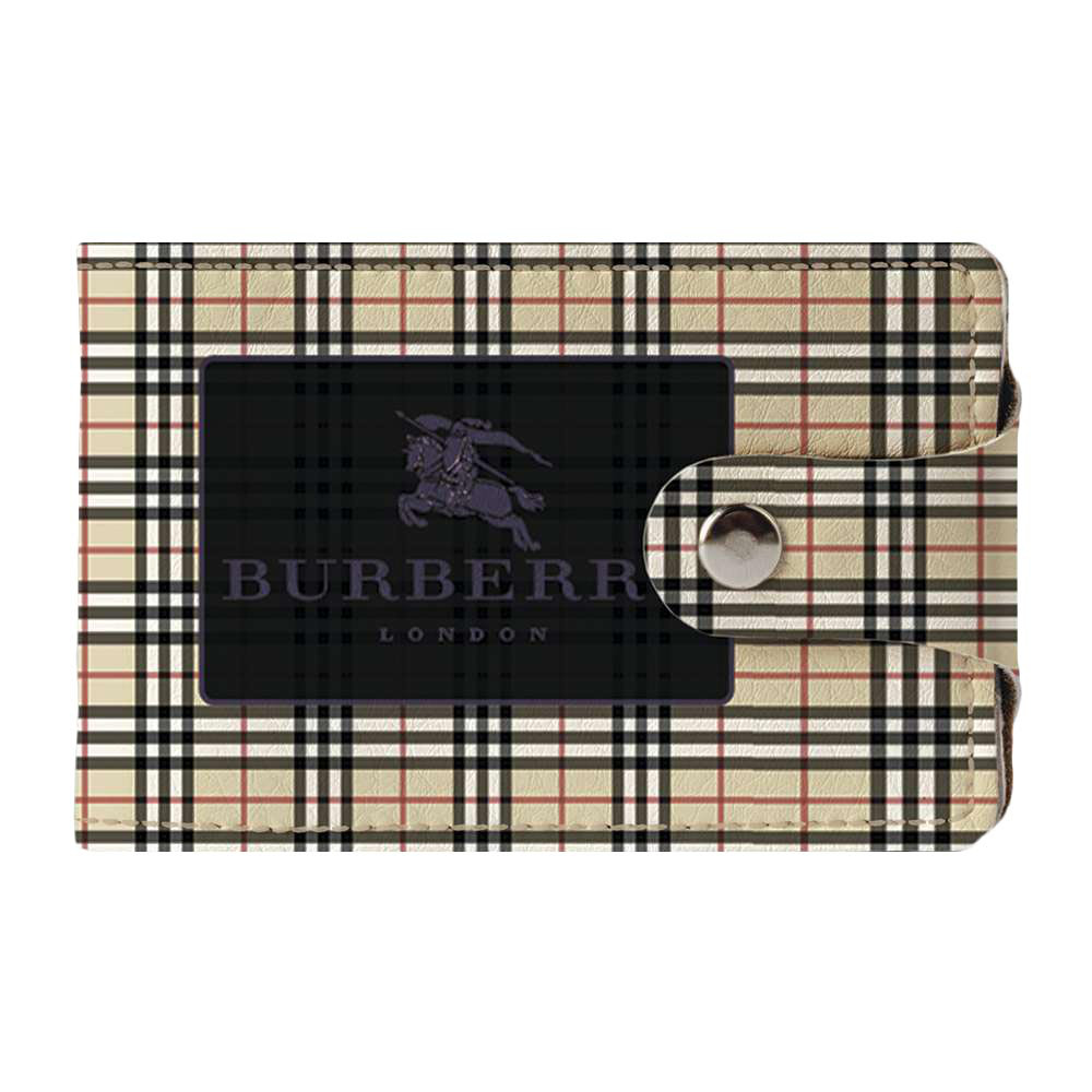 

Визитница Fisher Gifts Duo 751 Burberry клетка экокожа