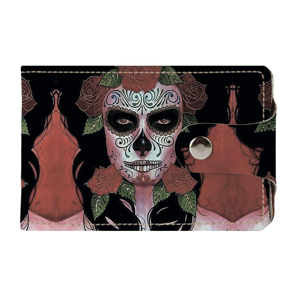 

Визитница Fisher Gifts Duo 759 Девушка Santa Muerte экокожа