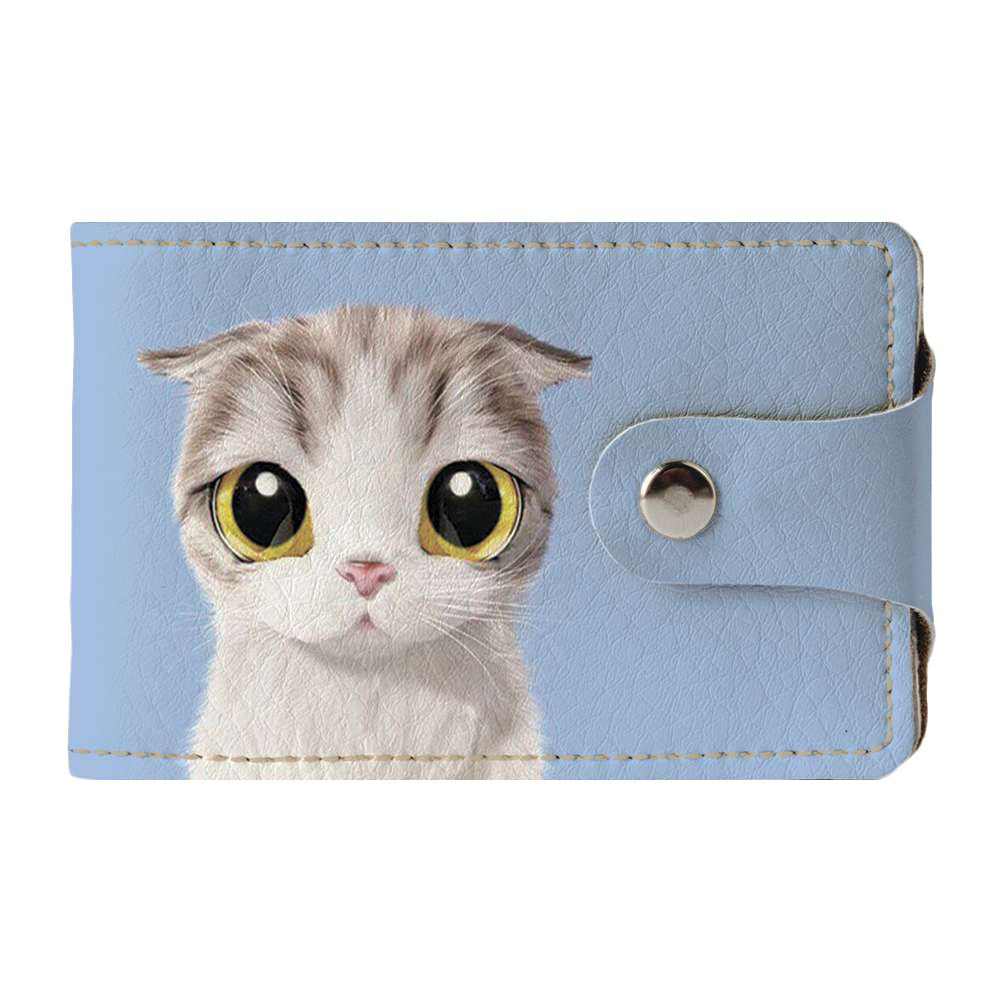 

Визитница Fisher Gifts Duo 786 Котик Мурчик экокожа