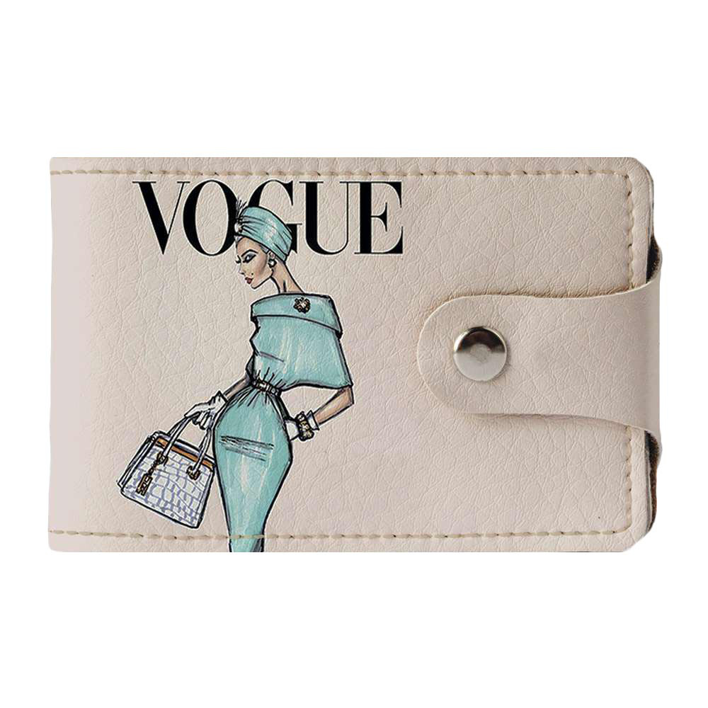 

Визитница Fisher Gifts Duo 165 Девушка VOGUE 17 экокожа