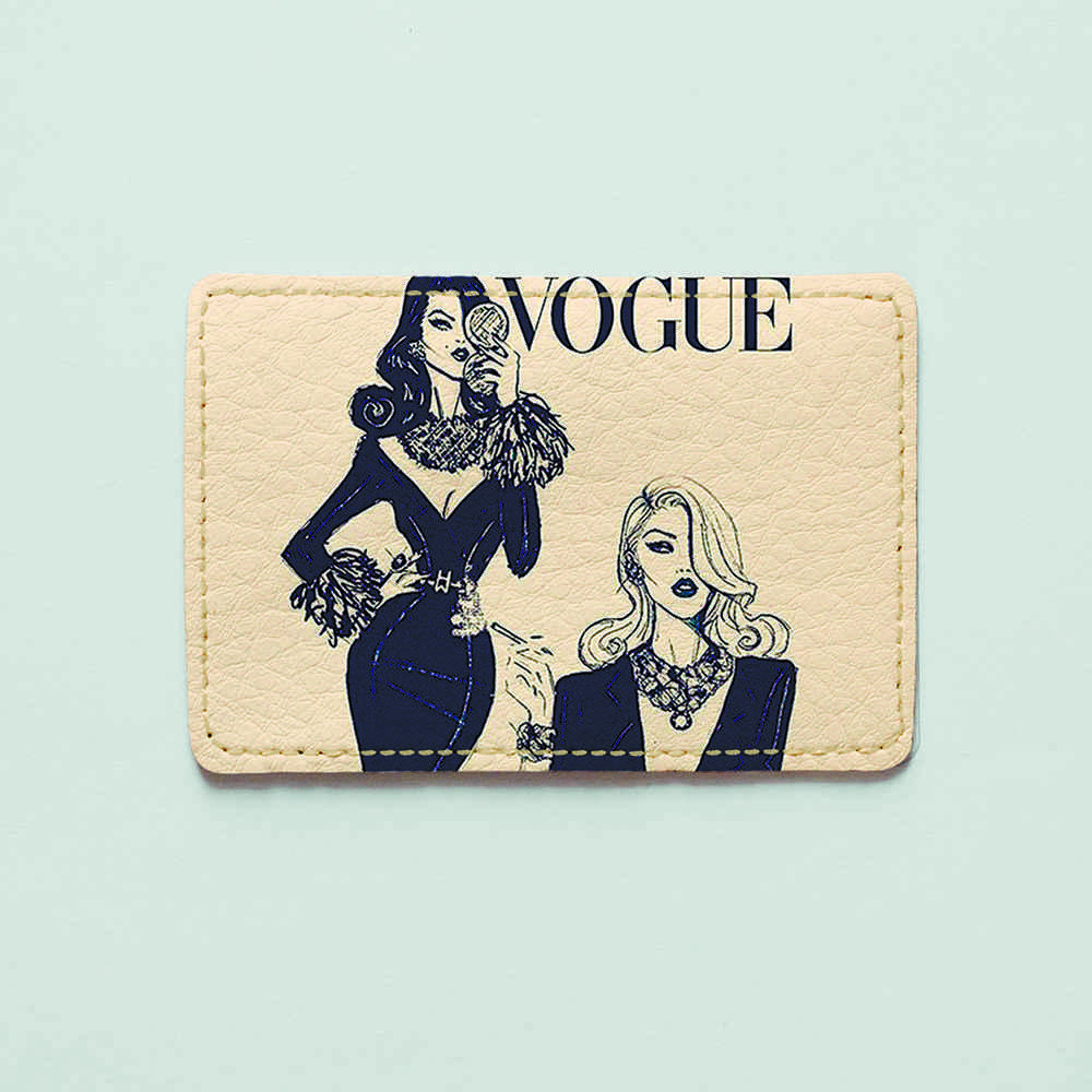 

Картхолдер Fisher Gifts Uno 113 Девушка VOGUE 6 экокожа