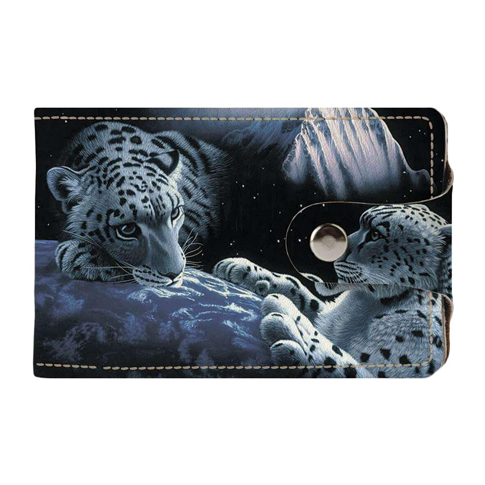 

Визитница Fisher Gifts Duo 275 Космический гепард экокожа