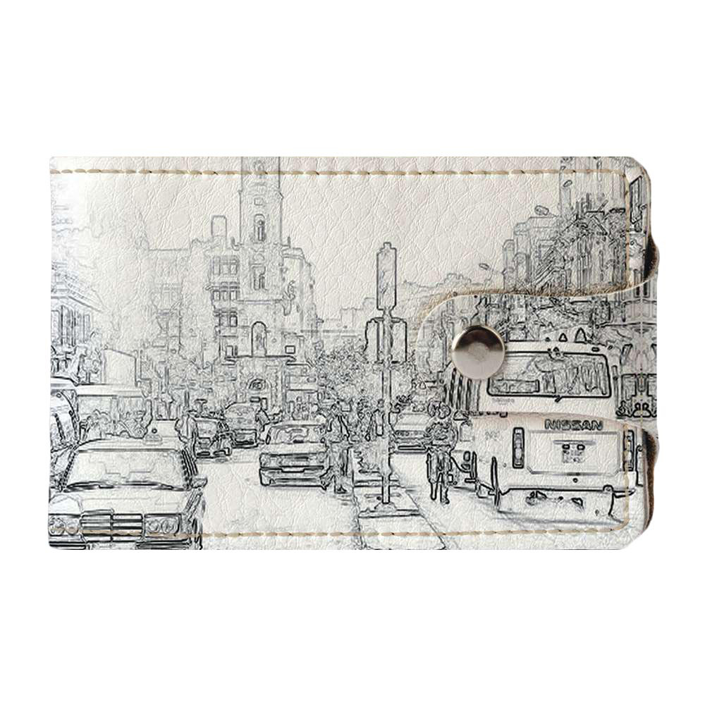 

Визитница Fisher Gifts Duo 913 Каир абстракция экокожа