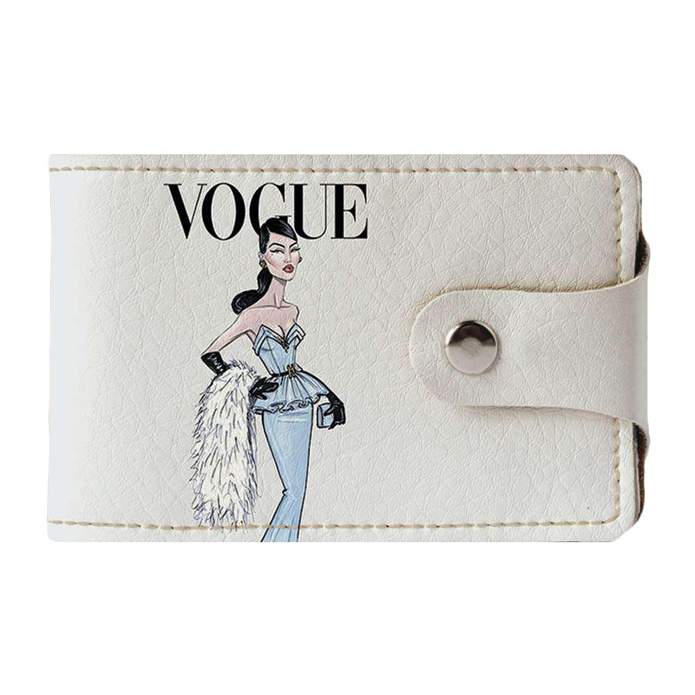 

Визитница Fisher Gifts Duo 111 Девушка VOGUE 4 экокожа