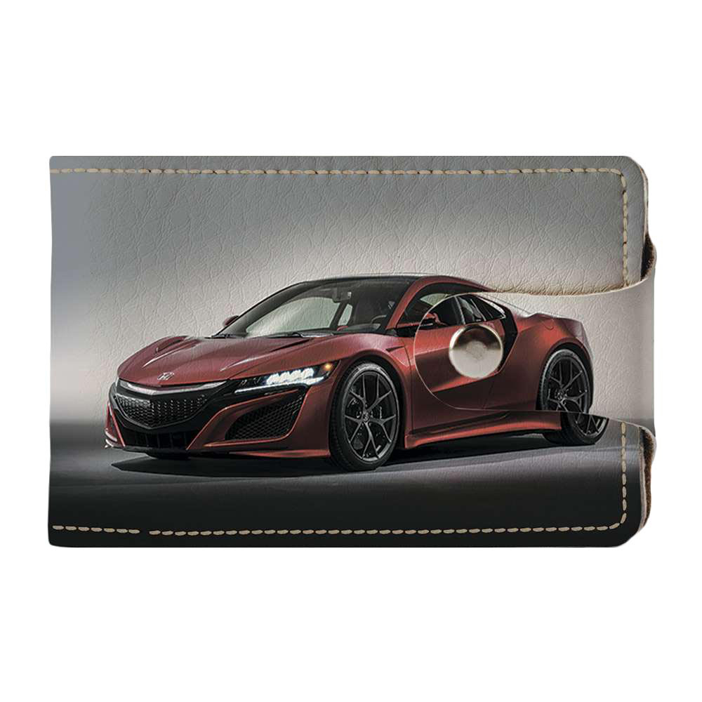 

Визитница Fisher Gifts Duo 672 Honda NSX красная экокожа