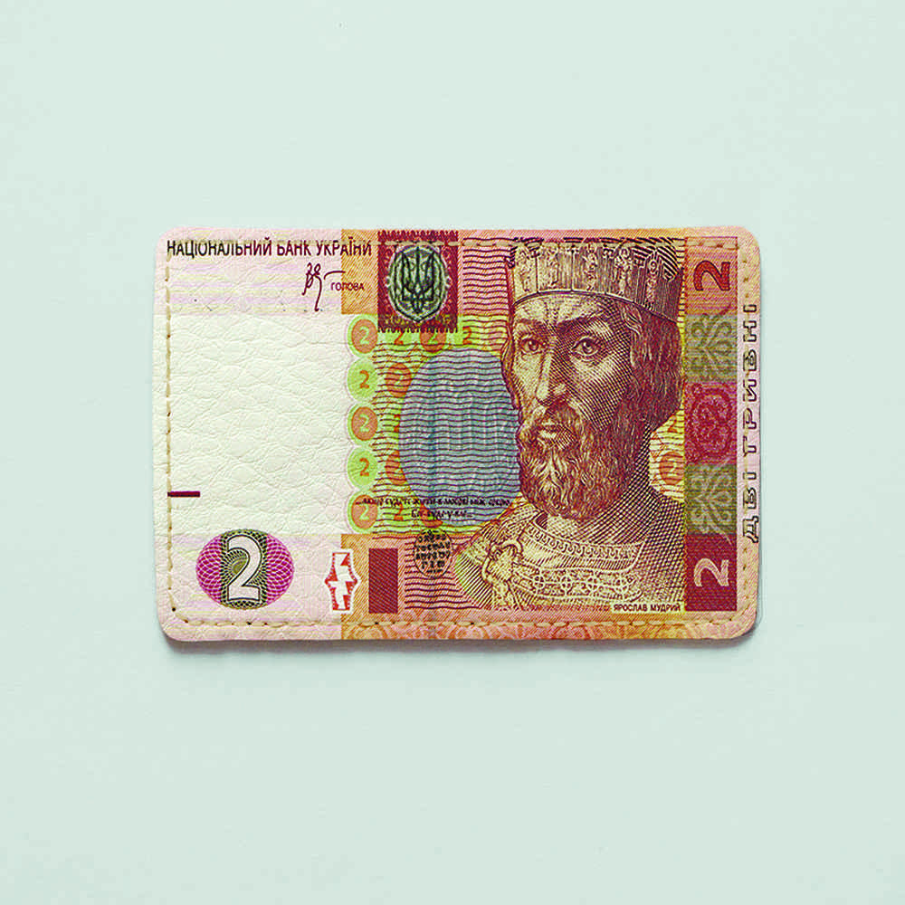 

Картхолдер Fisher Gifts Uno 347 2 гривны экокожа