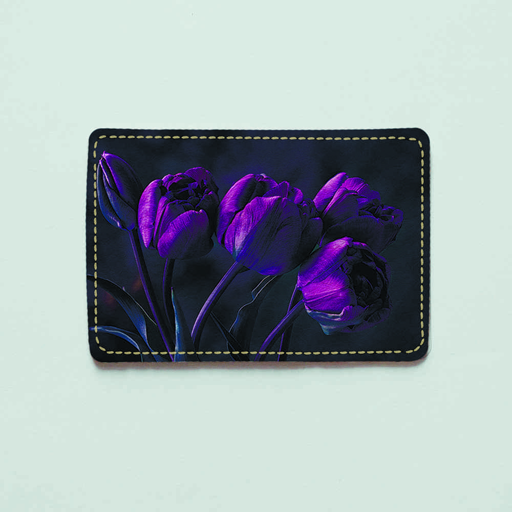 

Картхолдер Fisher Gifts Uno 256 Фиолетовые тюльпаны экокожа