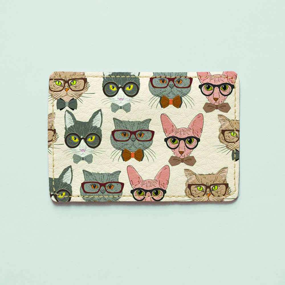 

Картхолдер Fisher Gifts Uno 193 Коты в очках фон экокожа