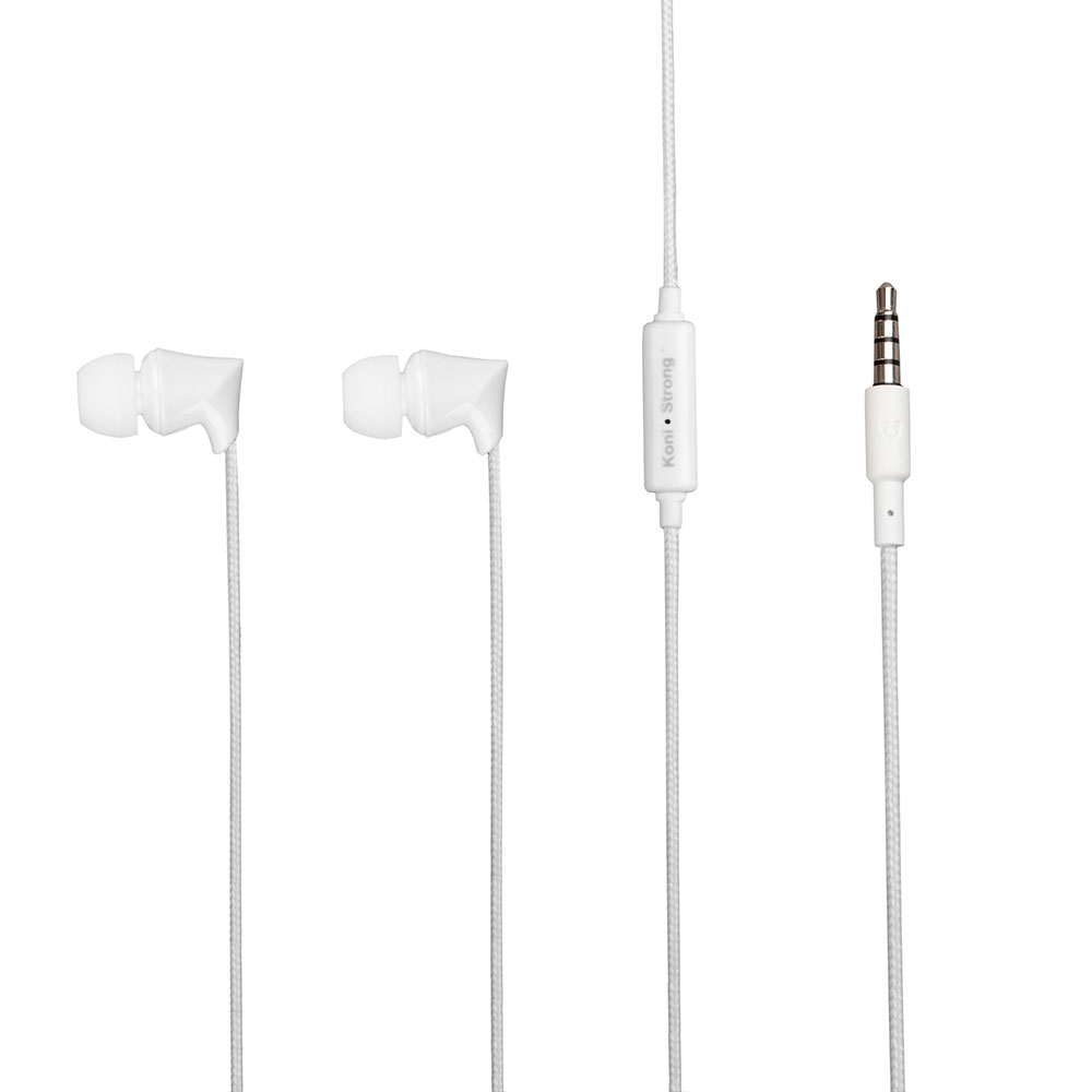 

Наушники KONI strong with mic KS-341 3.5 mm White