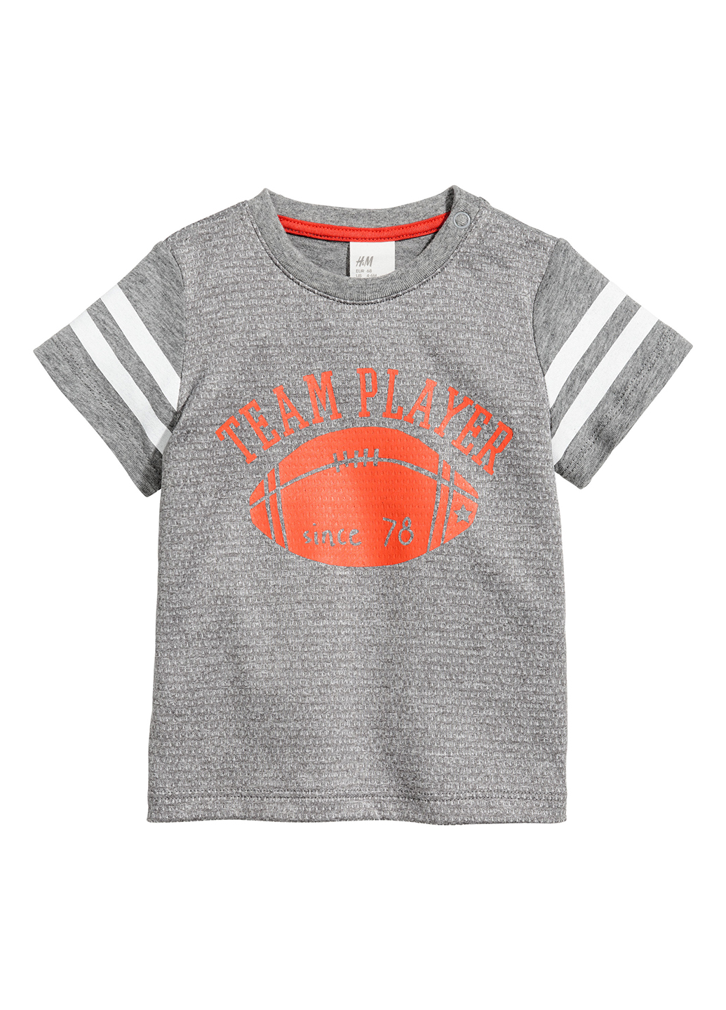 

футболка H&M 5hm03200252 68 см Серый 2000000380278