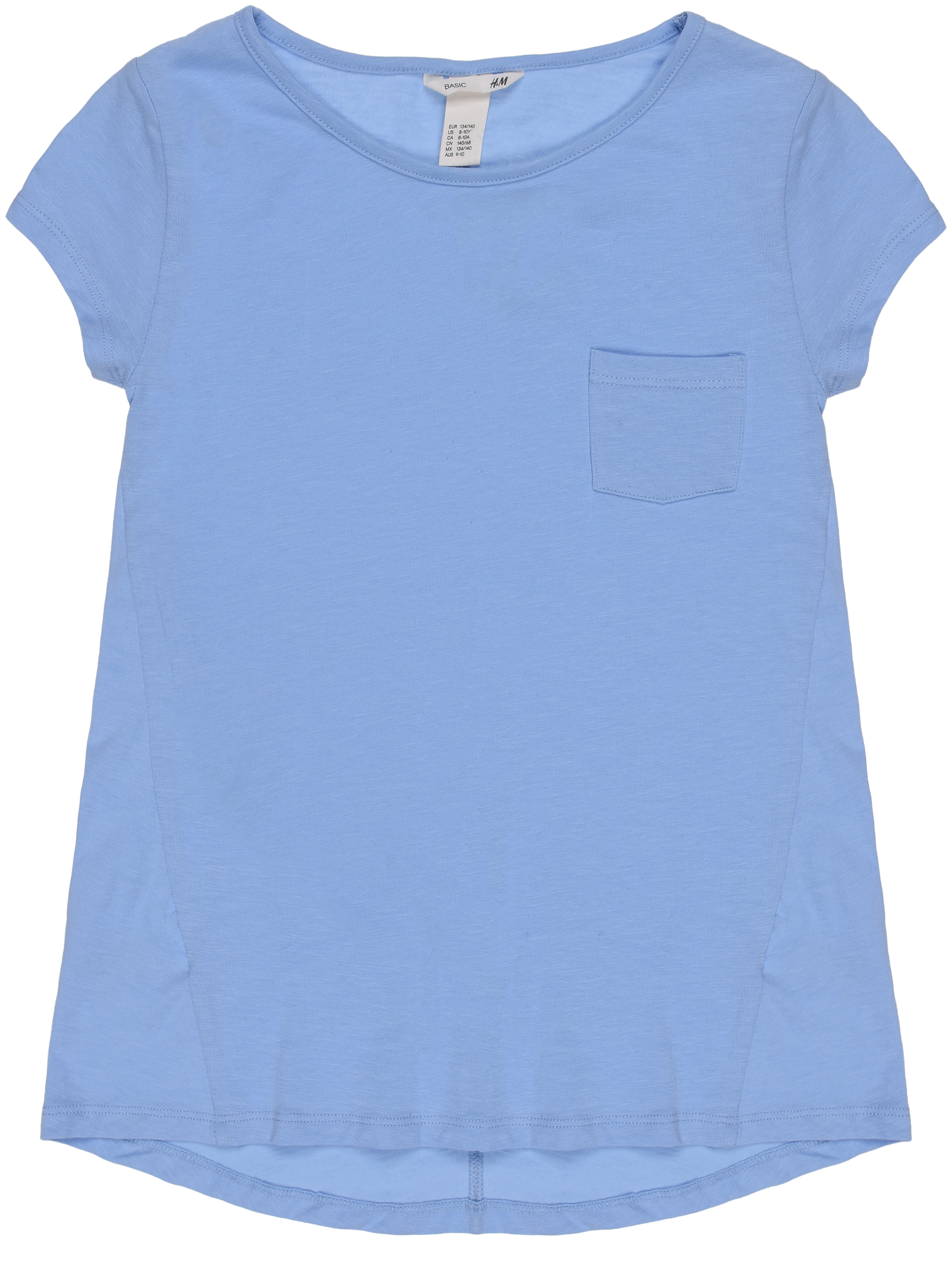 

футболка H&M kids 5hm01120354 134/140 см Голубой 2000000369129