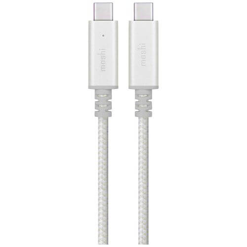 

Кабель Moshi Integra™ USB-C Charge Cable with Smart LED Jet Silver