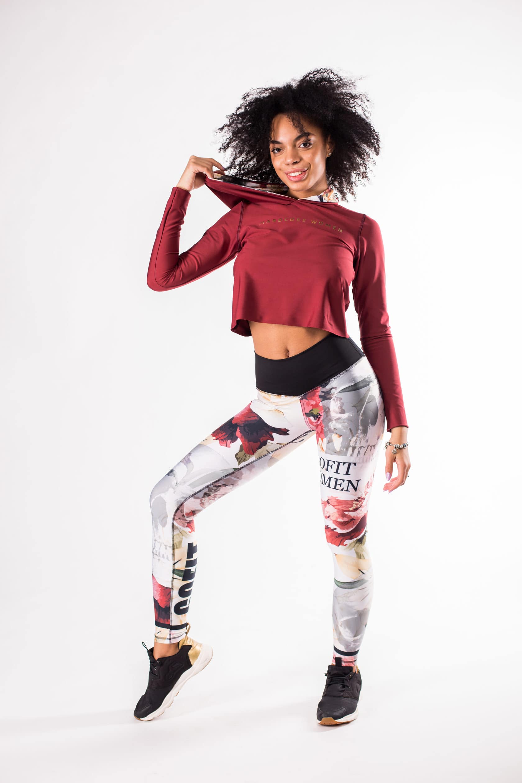 

Спортивный комплект для фитнеса и зала GoFit Burgundy Rose S Бордо (GF102KB-S)