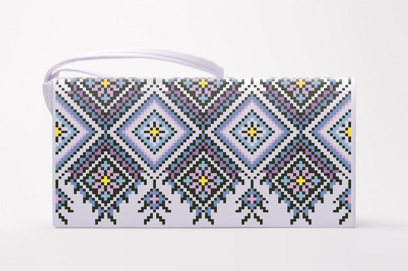 

Набір для вишивки нитками Барвиста Вишиванка заготовки пошитого клатча Загадкова (КЛ125дБ1301i)