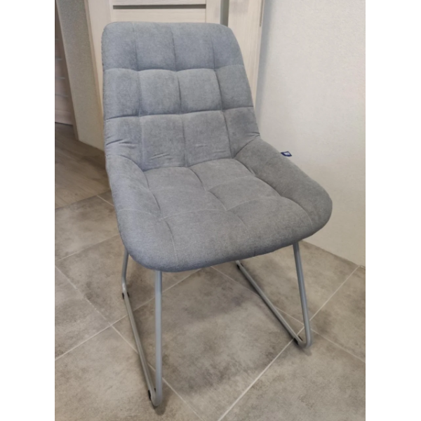 

Стул кухонный NICOLE CFS alu металл + ткань SORO-93 цвет Серый Новый Стиль