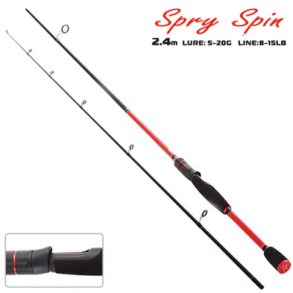 

Спиннинг штекерный лайт "Spry spin" 2.4м 5-20г 2к (SF23951)