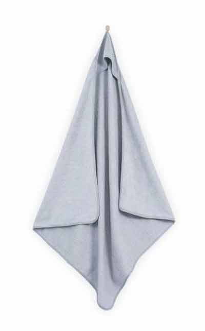 

Махровое бархатное детское полотенце Jollein Жоллейн Pale Grey с капюшоном 100×100 см (534-571-00078)