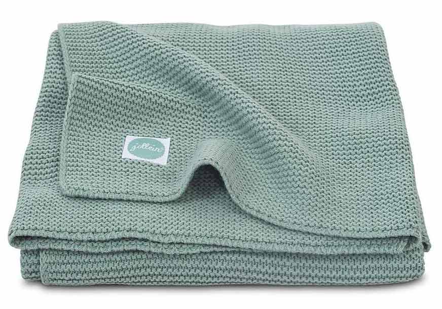 

Детский плед Jollein Жоллейн Basic Knit Forest Green 75×100 см (516-511-65219)