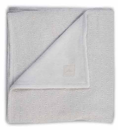 

Детский плед на флисе Jollein Жоллейн Light Grey 100×150 см (517-522-65130)