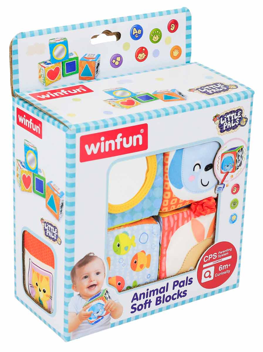 

Мягкие кубики WinFun ВинФан обучающие (0178-NI)
