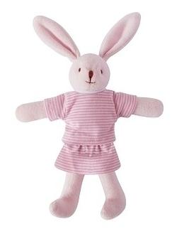 

Зайчик с погремушкой Trousselier Navy Pink 20 см (V76411)