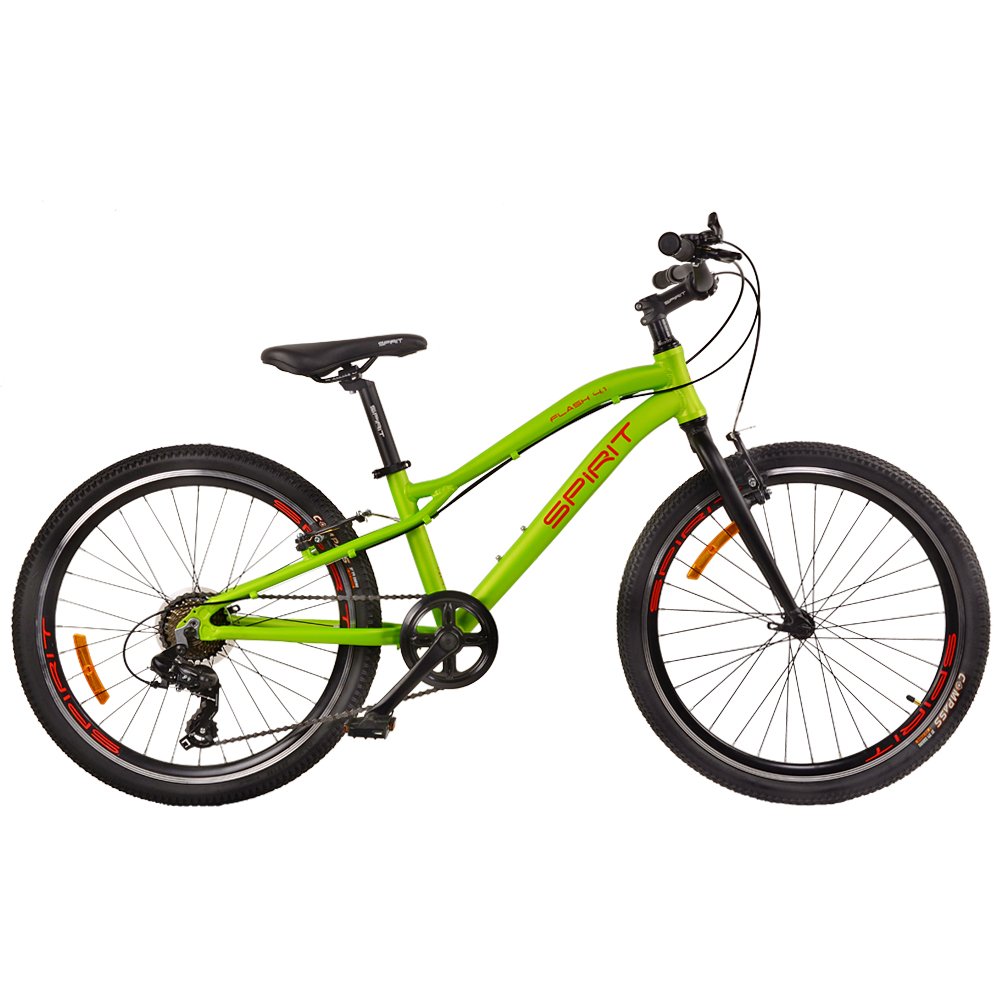 

Велосипед Spirit Flash 4.1 24", рама Uni, салатовый, 2021
