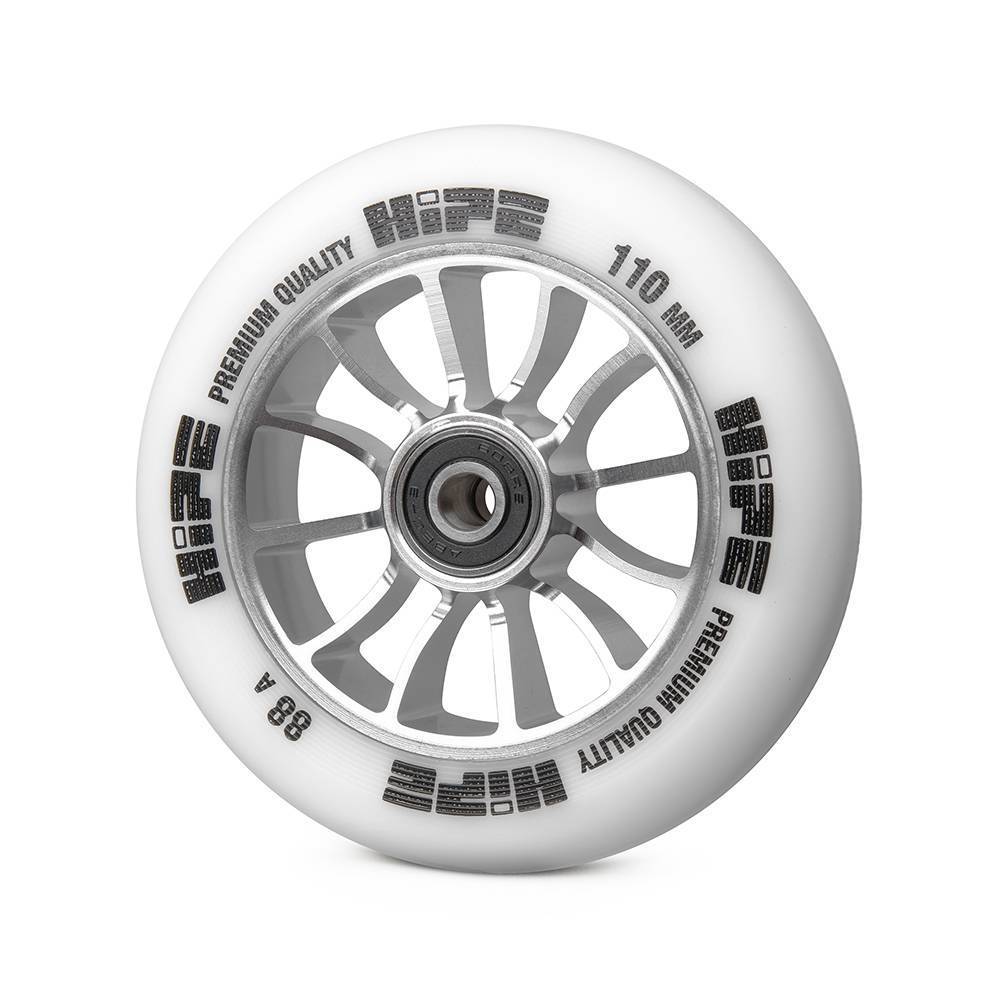 

Колесо для трюкового самоката Hipe H01 wheels 110mm Silver/white