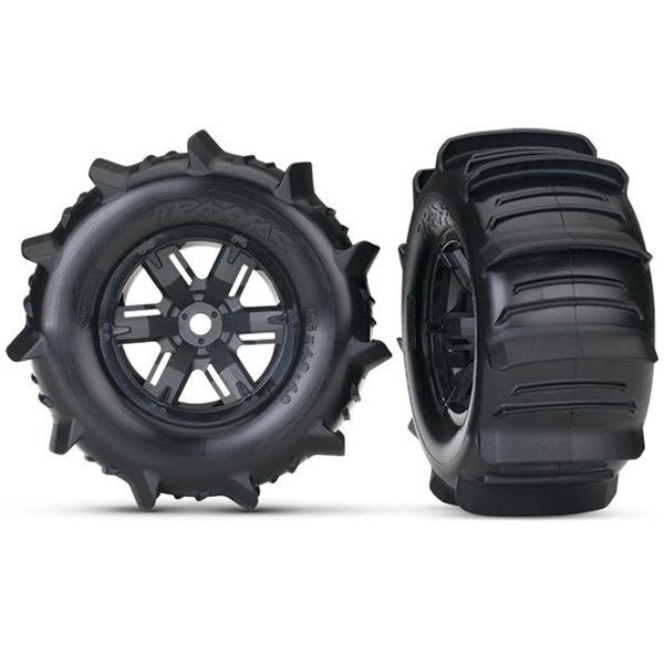 

Колеса Traxxas X-Maxx гребные в сборе 2шт (7773)