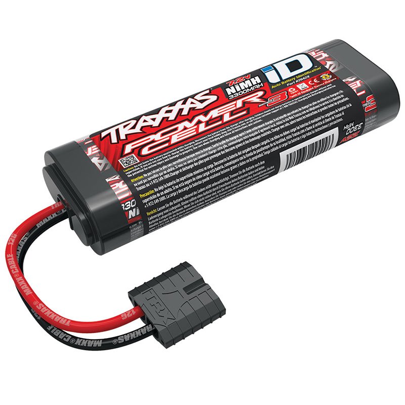 

Аккумулятор Traxxas NiMH 7,2В 3300мАч 6-Cells 139х48х26мм 370г Traxxas iD (2942X)