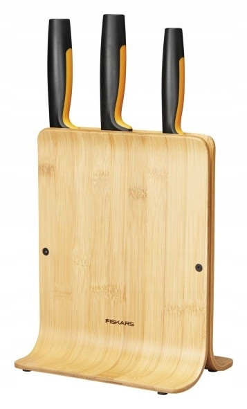 

Набор ножей Fiskars 1057553 Functional Form 3ps с бамбуковой подставкой